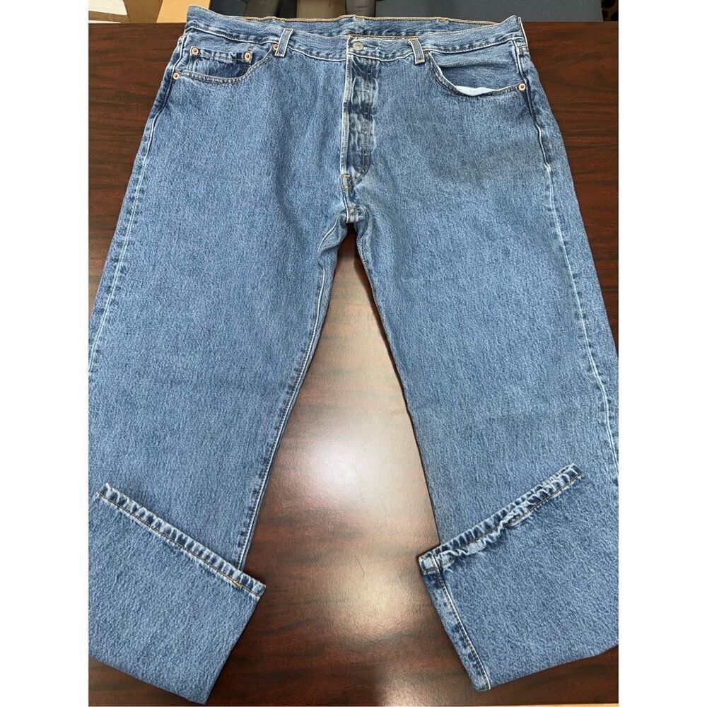 Levi’s Button Fly 501 Mens Denim Jeans Size 40x30